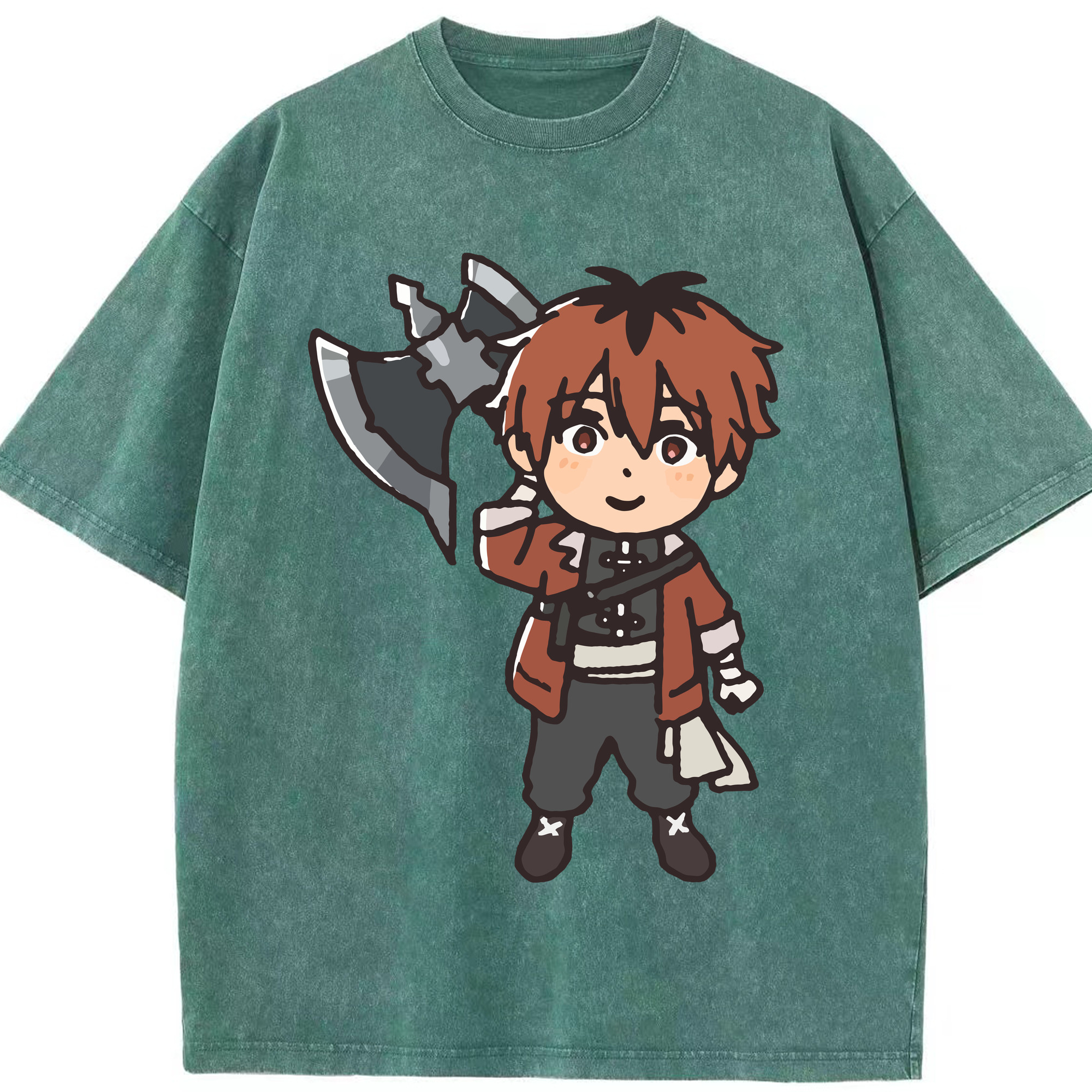 （画像用） 葬送のフリーレン Frieren 綿100% ヴィンテージ風 半袖Tシャツ（フロントプリント）